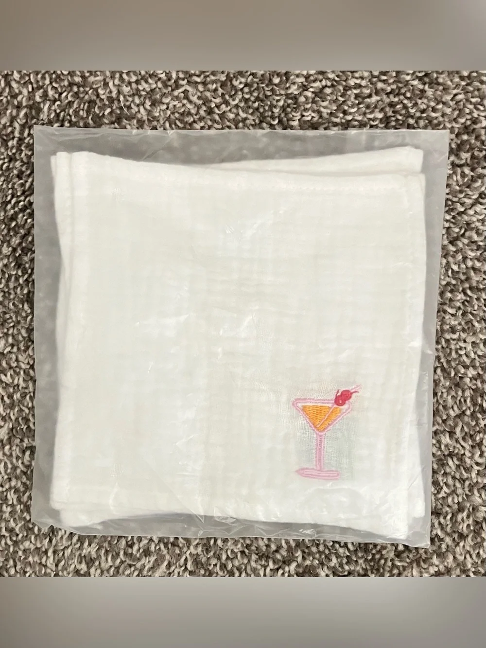 Kate Spade Set of 4 Cloth Cocktail Napkins - BRAND NEW